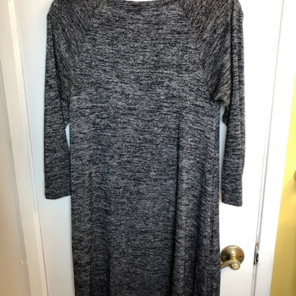 GAP Black Flecked Knit LS Dress, size M - Picture 8 of 8